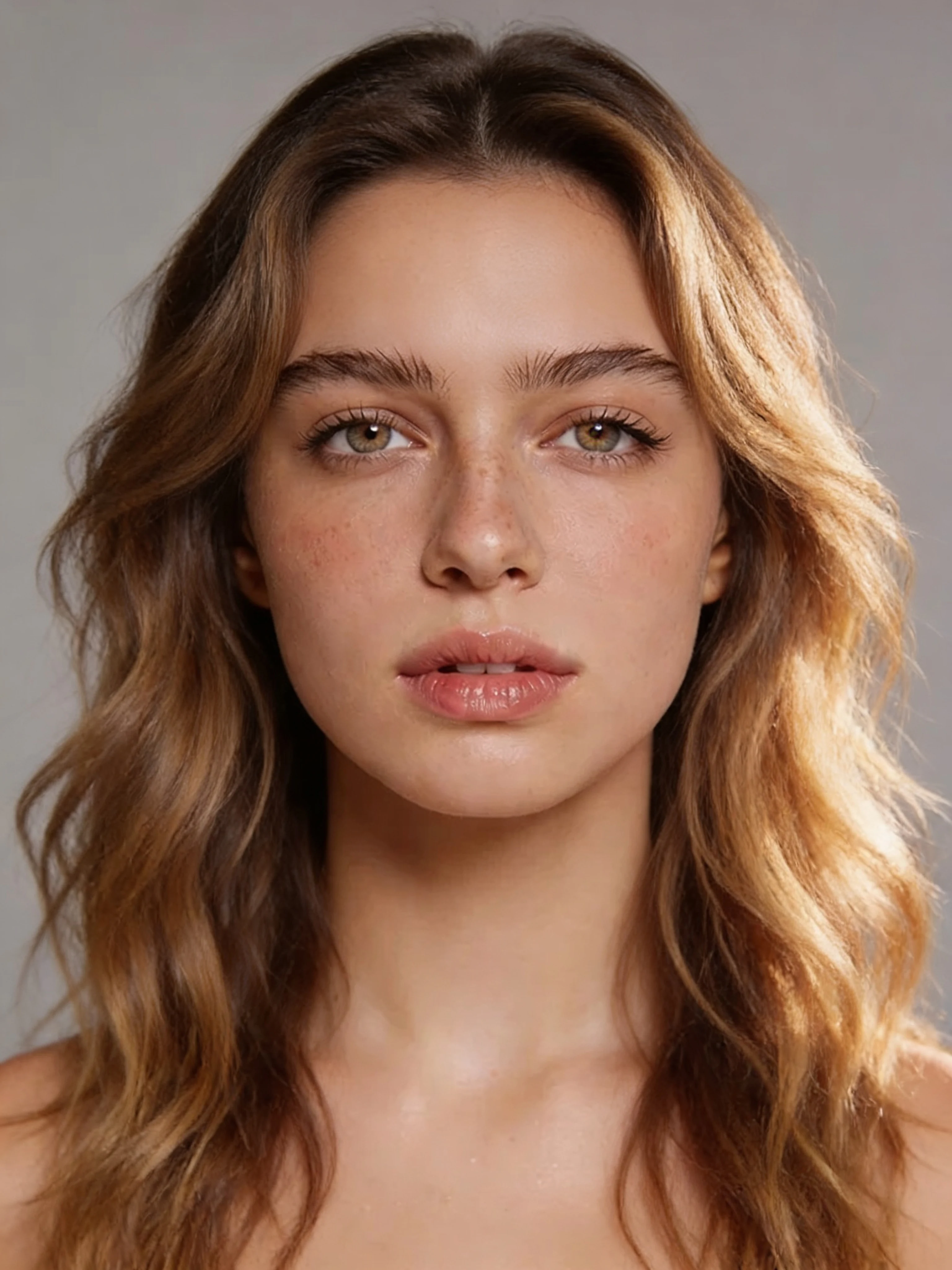 Teste corte, franja e cor de cabelo pela foto — ilustracja 2