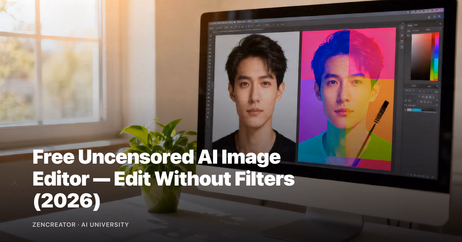 Editor de imagens IA sem censura: 8 opções reais